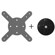 Studio Proper The Wallee Vesa Kit, with VESA 75x75 and 100x100 Mounts, Black: Picture 2 thumbnail