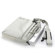 Tucano Work Out Slim Designer Two-Tone Sleeve/Brief for 15.4" MacBook Pro, Extra Front Pocket with Inner Pouch, Shoulder Strap - Ice Silver: Picture 2 thumbnail