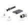 USBfever Wide Angle + Fish Eye + 12x Telephoto Lens Combo for iPhone 4 / 4S, Black: Picture 3 thumbnail