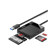 UGREEN 4-In-1 USB 3.0 SD/TF Card Reader, Black