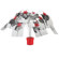Umbra Petal Desktop Photo Holder, Display Holds 15 Photos Color: Red / Nickel.: Picture 1 thumbnail