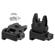 UTG ACCU-SYNC Spring-Loaded AR15 Flip-Up Front Sight, Matte Black 
