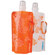Vapur Fun Size Kids Anti-bottle, 0.4 Liters Capacity, Orange & White: Picture 2 thumbnail