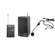 Azden APS 25b-US2 Battery Powered 20 Watt Multi-Function 2-Way Speaker System, with 2 installed UHF Wireless Receivers, 10BT Bodypack Transmitters & HS-12 Headset Mic's: Picture 4 thumbnail