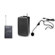 Azden APS 25-US1 AC Powered 20 Watt Multi-Function 2-Way Speaker System, with installed UHF Wireless Receiver, 10BT Bodypack Transmitter & HS-12 Headset Mic: Picture 4 thumbnail