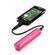 Veho VPP-002-SSP Pebble Smartstick Emergency Portable Mobile Phone Battery Back Up Power, 2200mAh, Pink: Picture 2 thumbnail