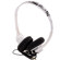 Wicked Audio Wicked WI-8002 Chill Lightweight On Ear White with Black Print Headphone: Picture 2 thumbnail