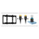 Xtreme Cables 23"-42" 5 Piece HDTV Slim Mounting Kit with Slim Wall Bracket Supports up to 110lbs, 2 x 6' HDMI Cables, HDTV Cleaning Kit: Picture 2 thumbnail