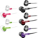Yamaha EPH-20 M/P 20 Headphones with 48" Cable Length, 20 - 21,000Hz Frequency Range and 3 Sizes Ear Buds - Black: Picture 2 thumbnail