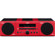 Yamaha MCR-040 Bookshelf Micro Component System with Built-in iPod Dock, CD Player, FM Radio, USB and Mini Jack Inputs - Red: Picture 2 thumbnail