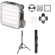 Zhiyun FIVERAY M20 20W Bi-Color Pocket LED Light Combo, Bundle with 9.5' Pro Air-Cushioned Light Stand 