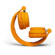 Urbanears Zinken DJ Model Headphones, Pumpkin: Picture 1 thumbnail