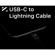 ZILR 3.3' USB-C to Lightning Cable: Picture 6 thumbnail