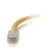 C2G 2FT CAT5E Non-Boot UTP Cable Yellow: Picture 3 thumbnail