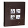 Kleer-Vu Photo Embroidery Leatherette Collection, Holds 500 4x6" Photos, 5 Per Page. Color: Brown.: Picture 2 thumbnail