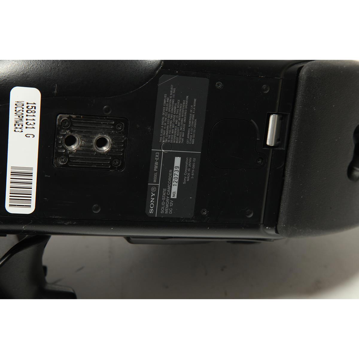 Sony PMWEX3 XDCAM EX Semi-Shoulder Mount Camcorder - (1045 Hours) SKU#1581131