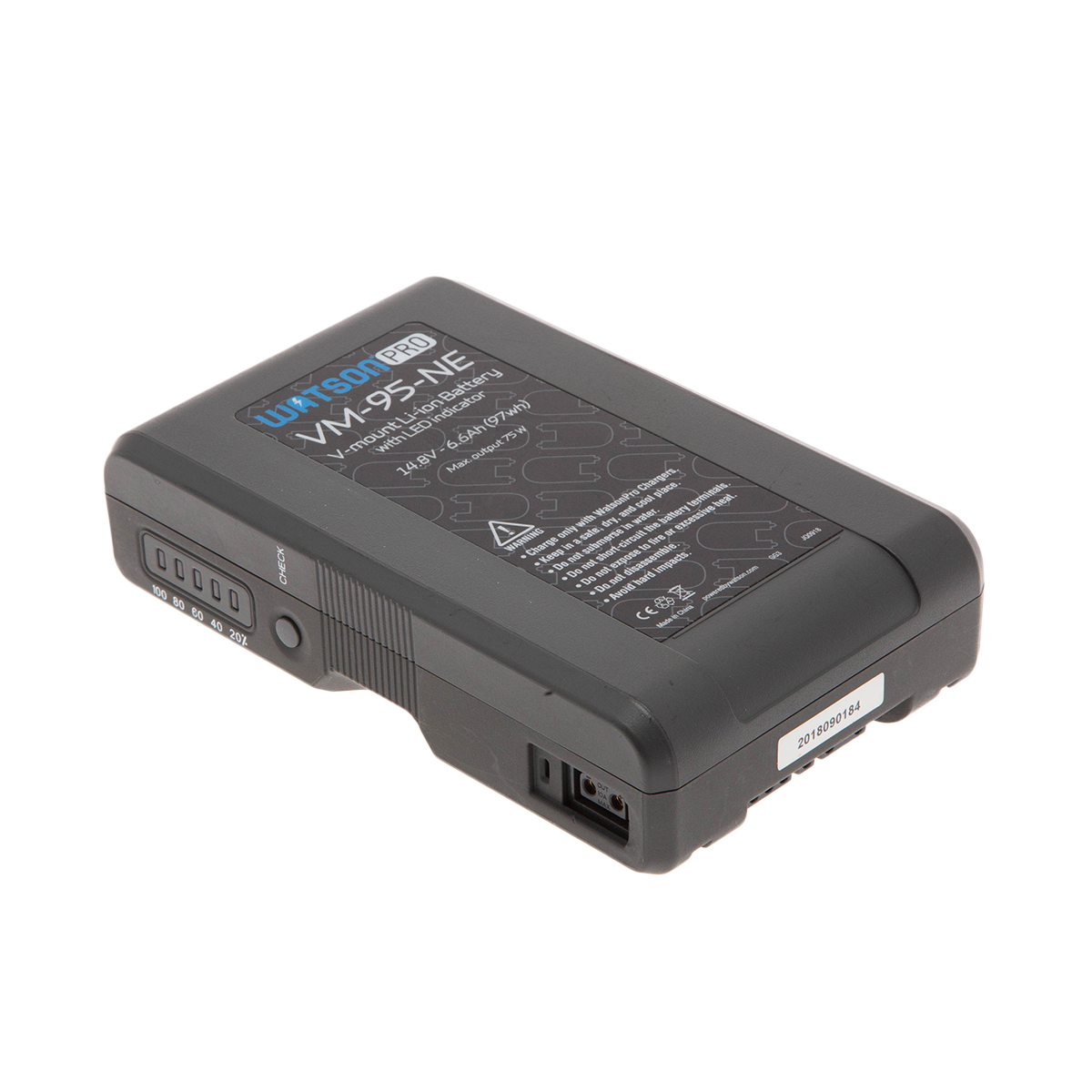 Watson Pro 14.8V 97Wh Li-Ion Battery with LED (V-Mount) - SKU#1823357