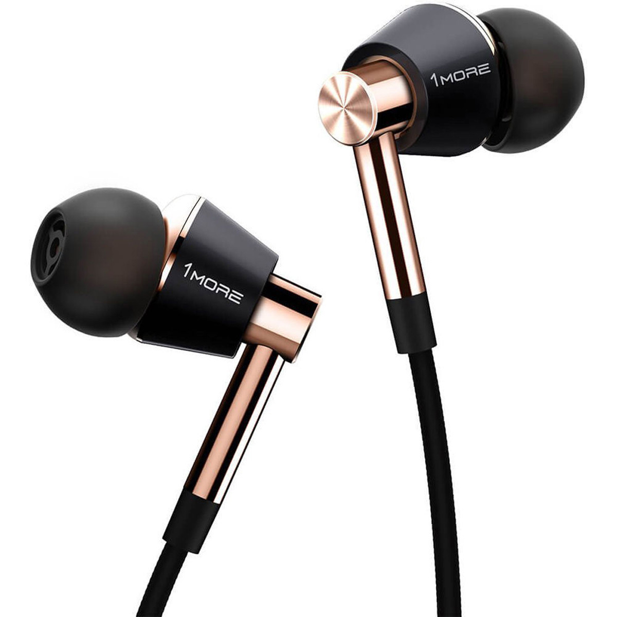

1More 1MORE THX Certified Triple Driver In-Ear Headphones, Gold/Black