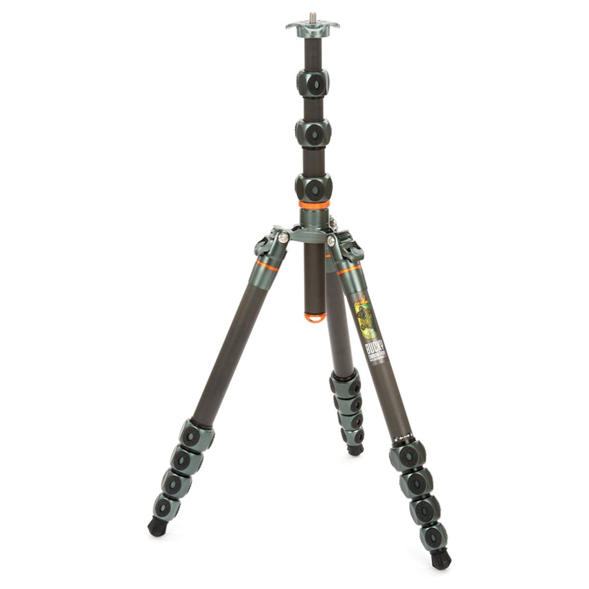 Photos - Other for studios 3 Legged Thing Legends Bucky 5-Section Carbon Fiber Travel Tripod, Gray BU 