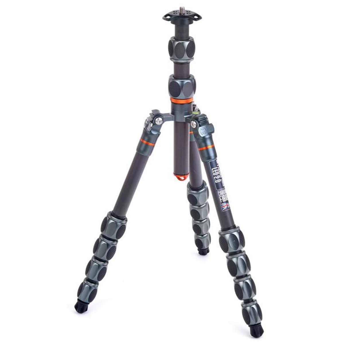 Photos - Other for studios 3 Legged Thing Leo 2.0 5-Section CF Tripod, Metallic Slate Gray LEOGREY2 