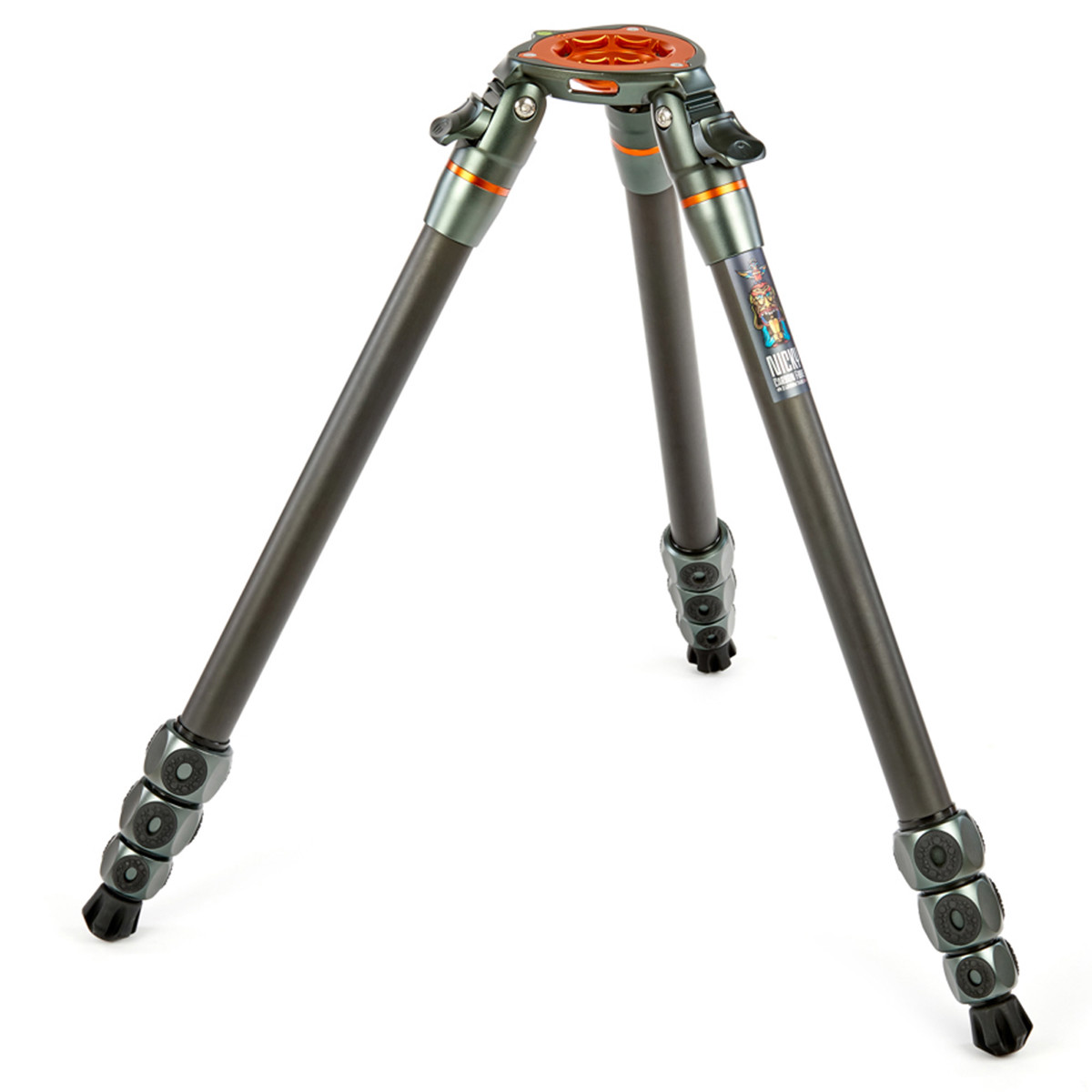 Photos - Tripod 3 Legged Thing Legends NICKY 4-Section Carbon Fiber Hybrid Video/Photo Tri 