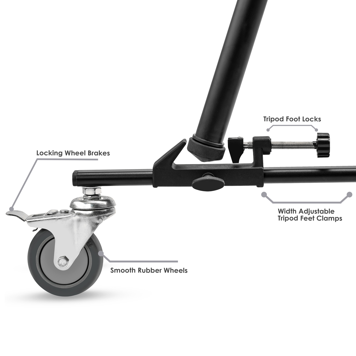 3Pod VT-2 Professional Universal Tripod Dolly with Handle Case