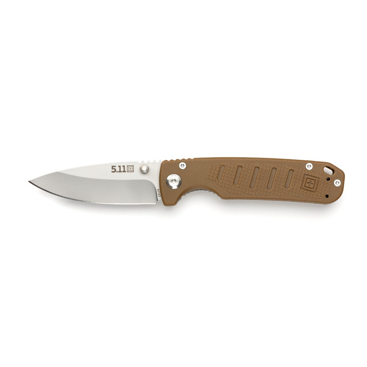 

5.11 Tactical Icarus DP Mini Folding Knife, 2.8" Plain Edge Blade, Kangaroo