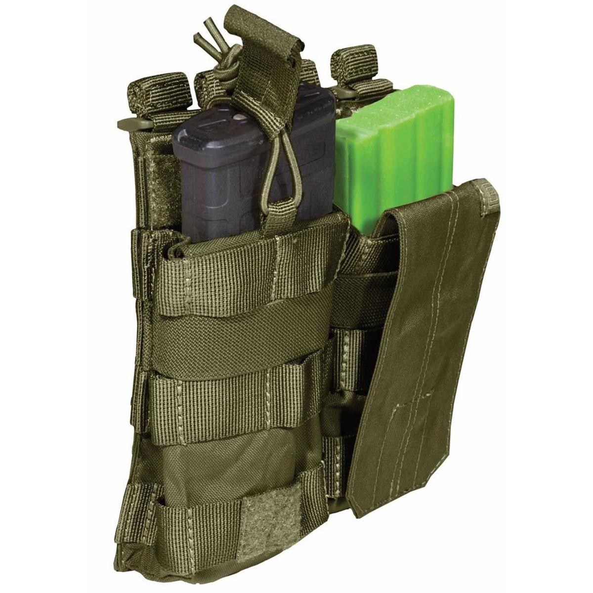 

5.11 Tactical AR/G36 Bungee & Cover Double Magazine Pouch, TAC OD Olive