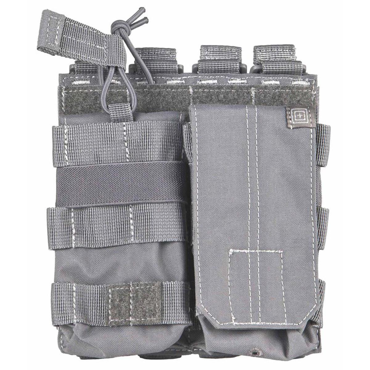 

5.11 Tactical AR/G36 Bungee & Cover Double Magazine Pouch, Storm Gray