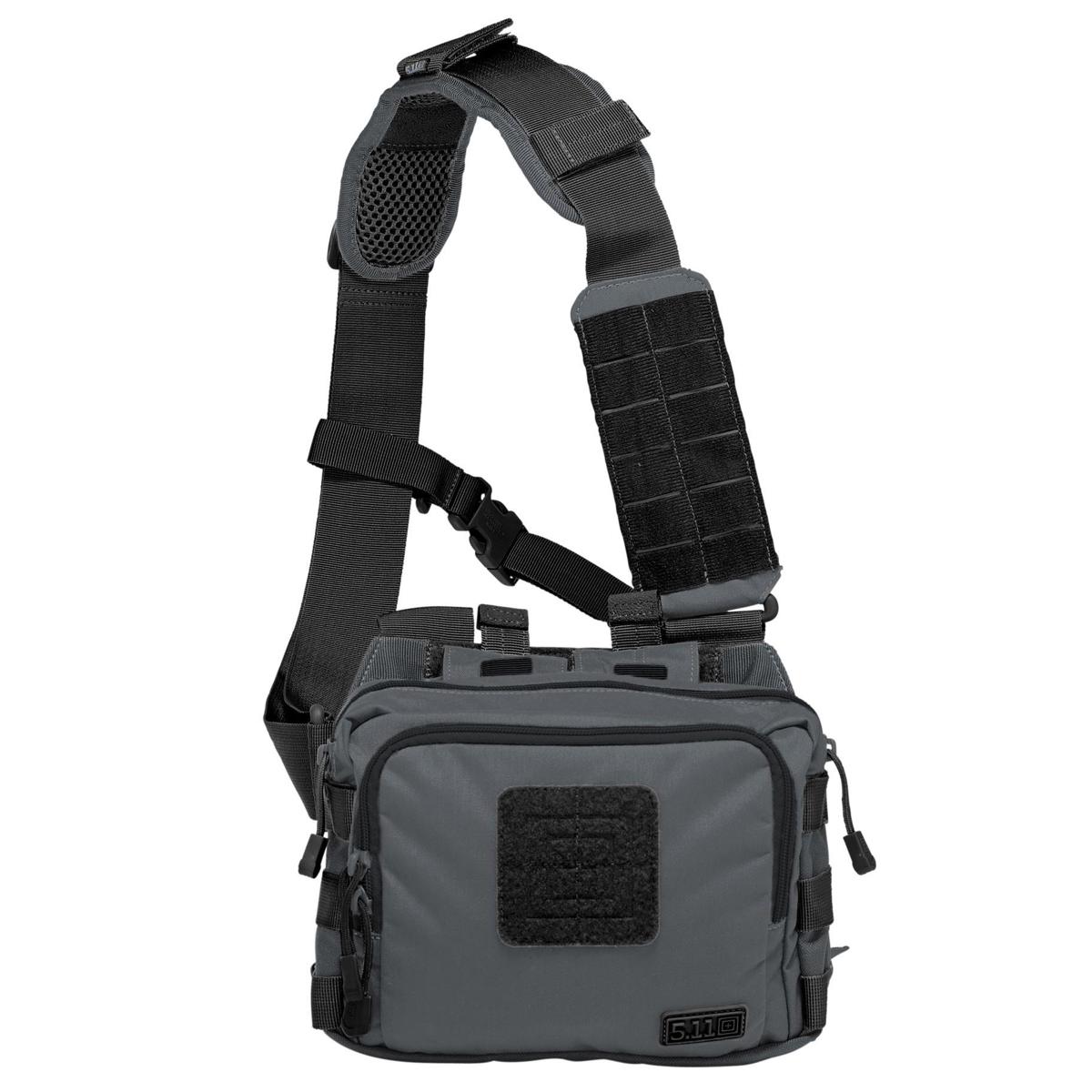 

5.11 Tactical 2 Banger Bag, Holds 2 AR Magazines & Back-up Handgun, Double Tap