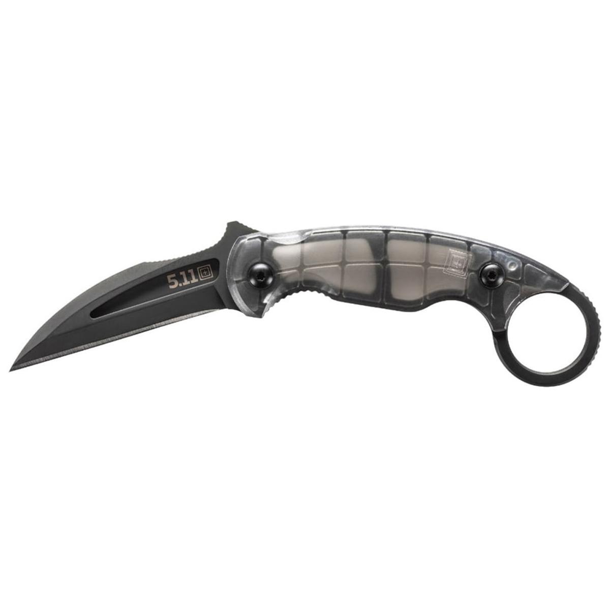 Image of 5.11 Tactical Doug Marcaida Fixed Karambit Knife with Plain Edge Hawkbill Blade