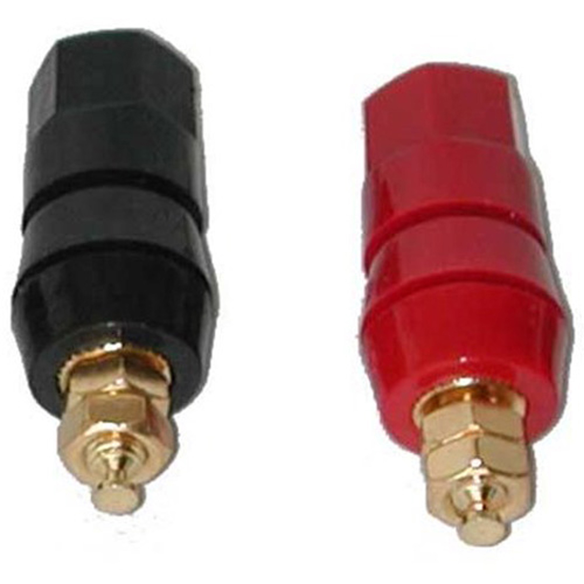 

Audio 2000s ACC3117 Premium Banana Binding Post, Gold-Plated, Red/Black, 2-Pack