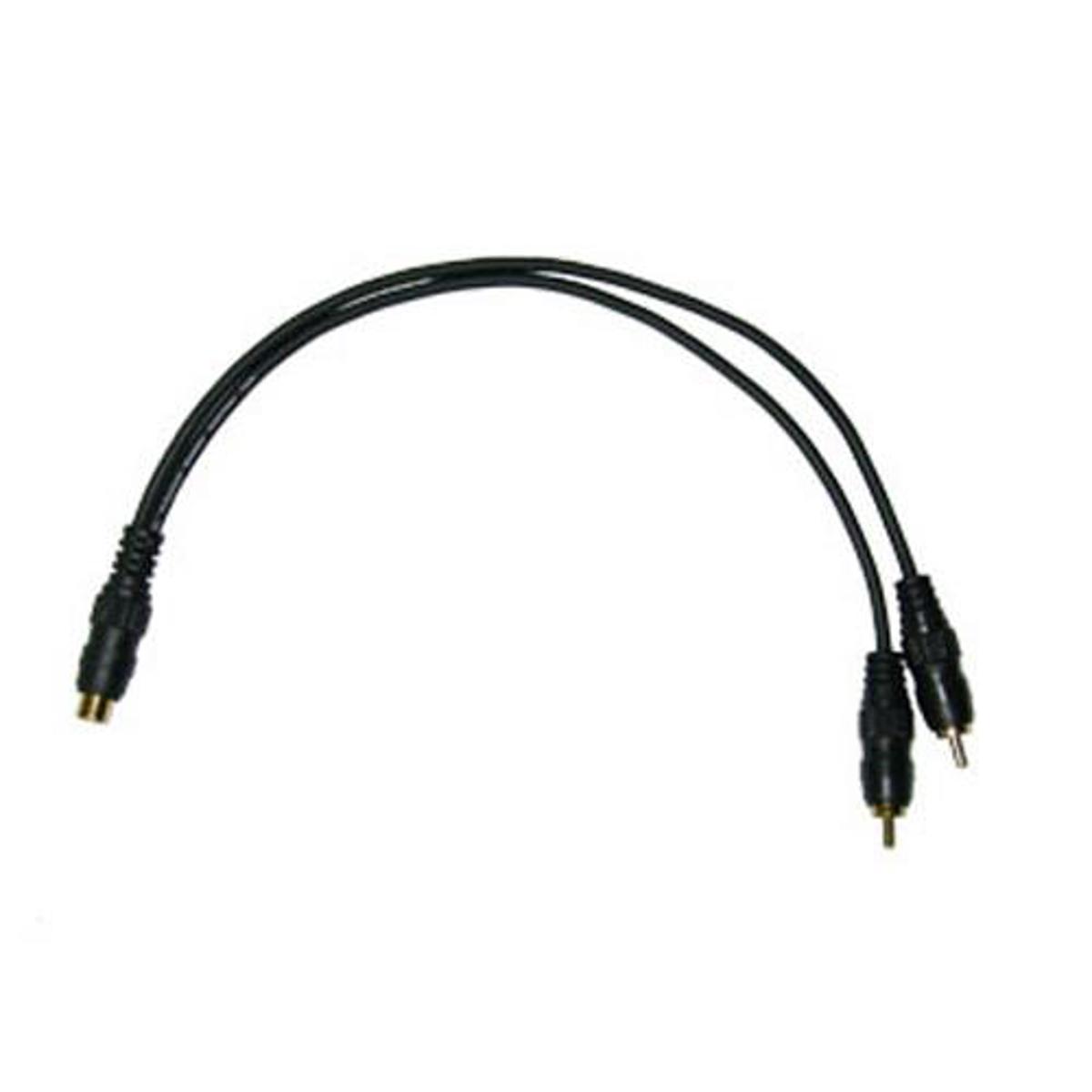 Image of Audio 2000s ADC2112 14&quot;x4mm RCA Jack to Two RCA Plugs Connectors