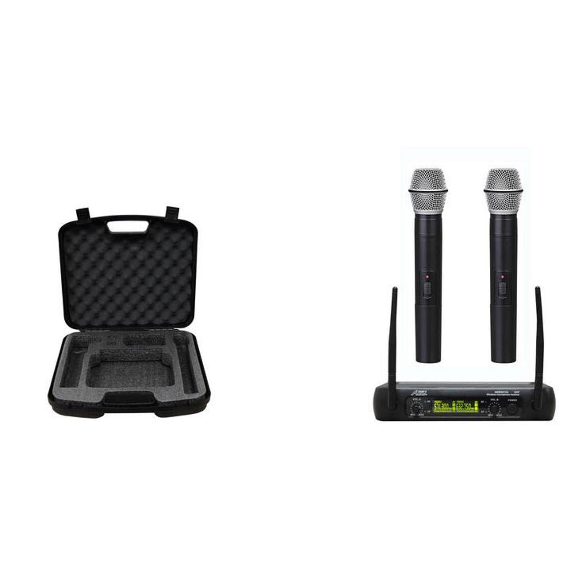 

Audio 2000s AWM6074U UHF Dual-Channel Wireless Handheld Microphone System