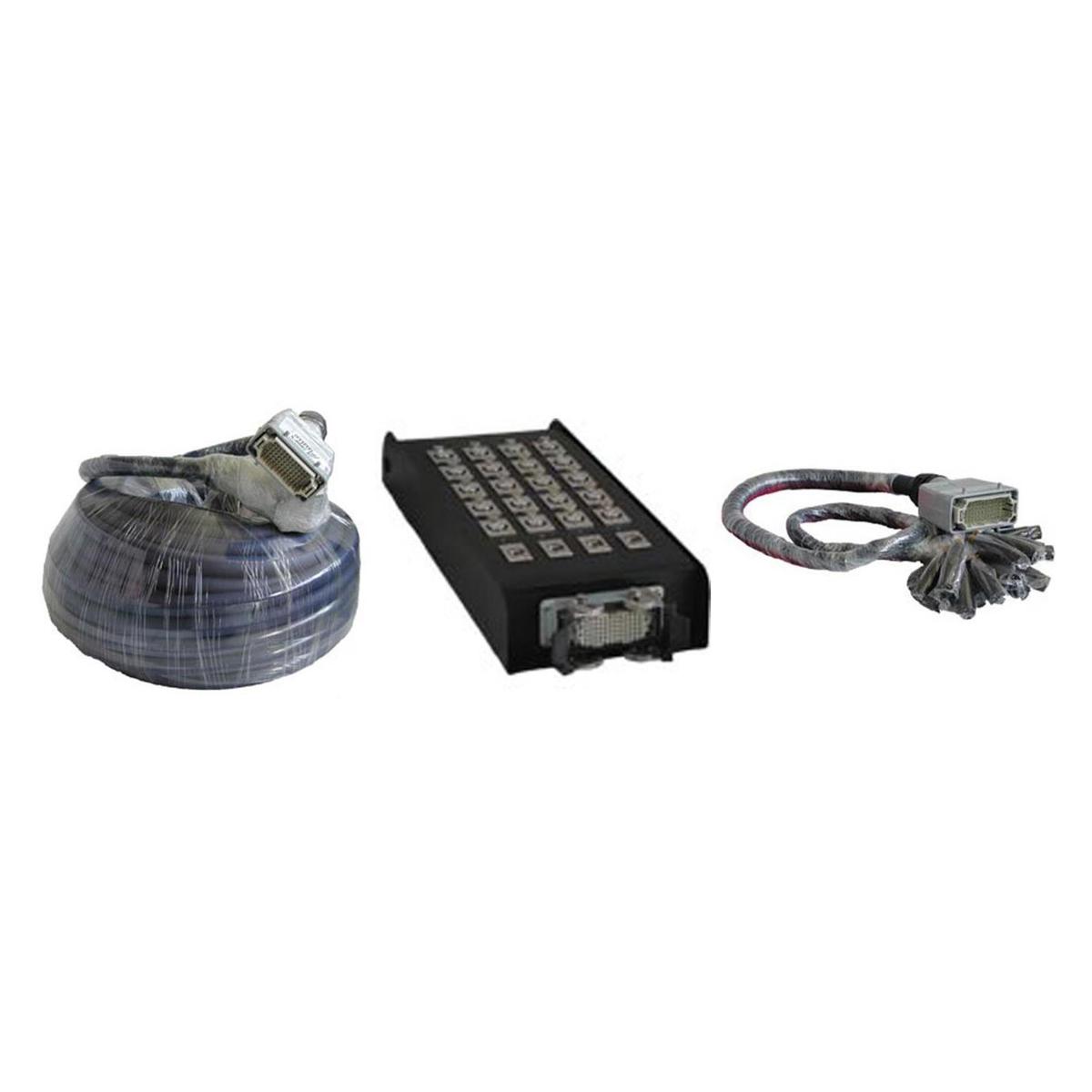 

Audio 2000s Stage Box + 100' Extension Cable + 3.3'x23mm Fan-Out Cable