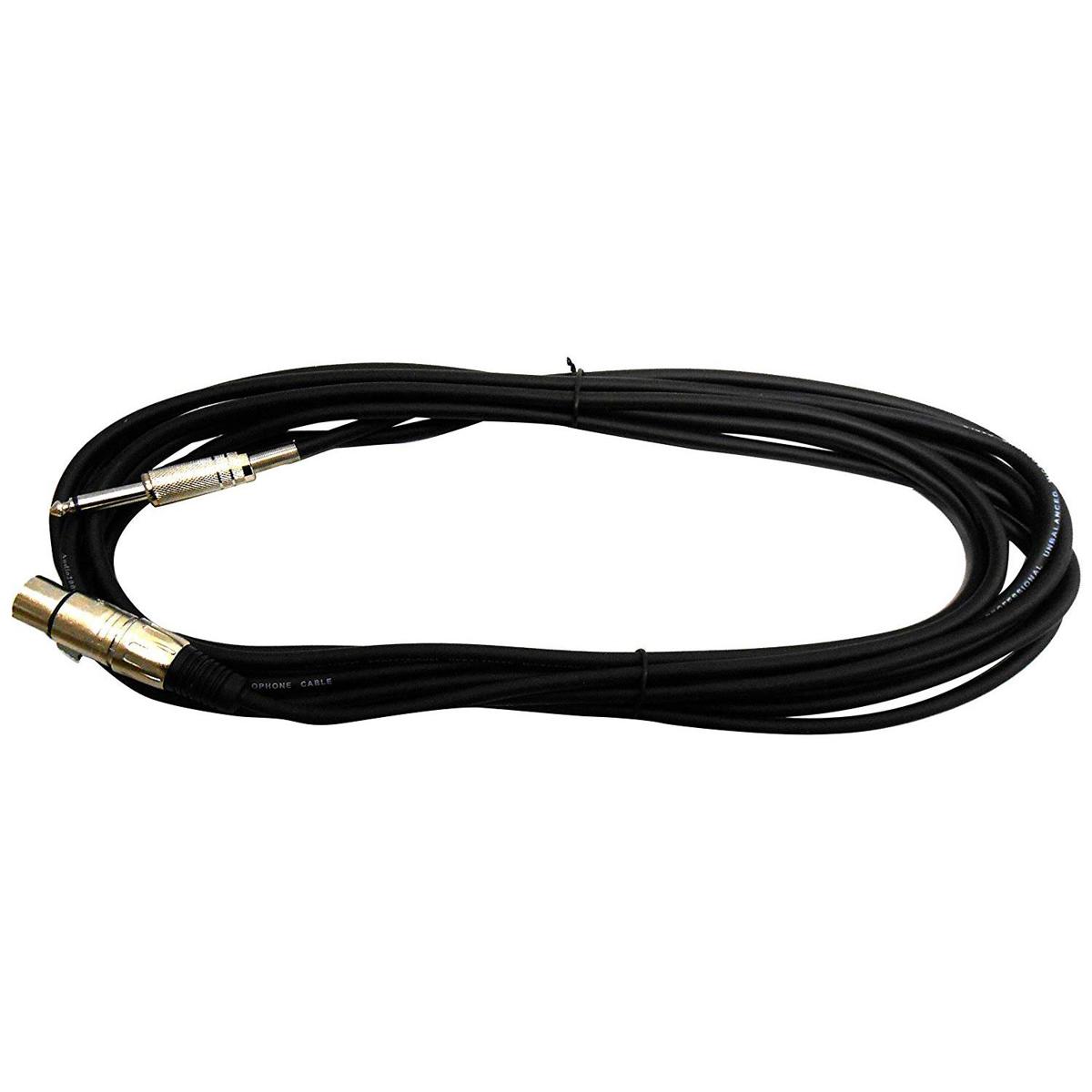 

Audio 2000s ADC2021-P Premium XLR Female to 1/4" TS Microphone/Audio Cable
