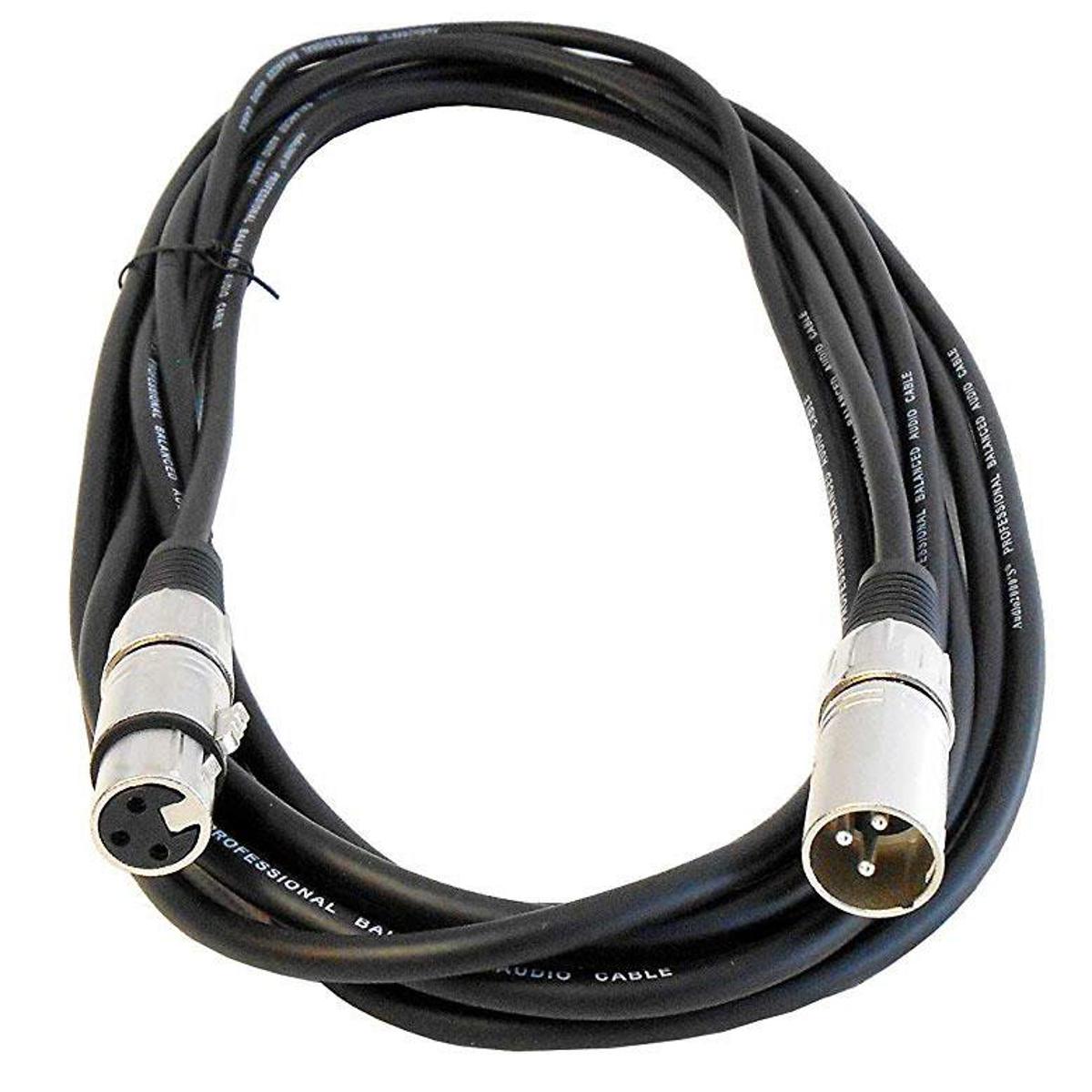 

Audio 2000s Audios 2000s ADC2031-P 20'x6mm 24AWG XLR Female to XLR Male Microphone Cable