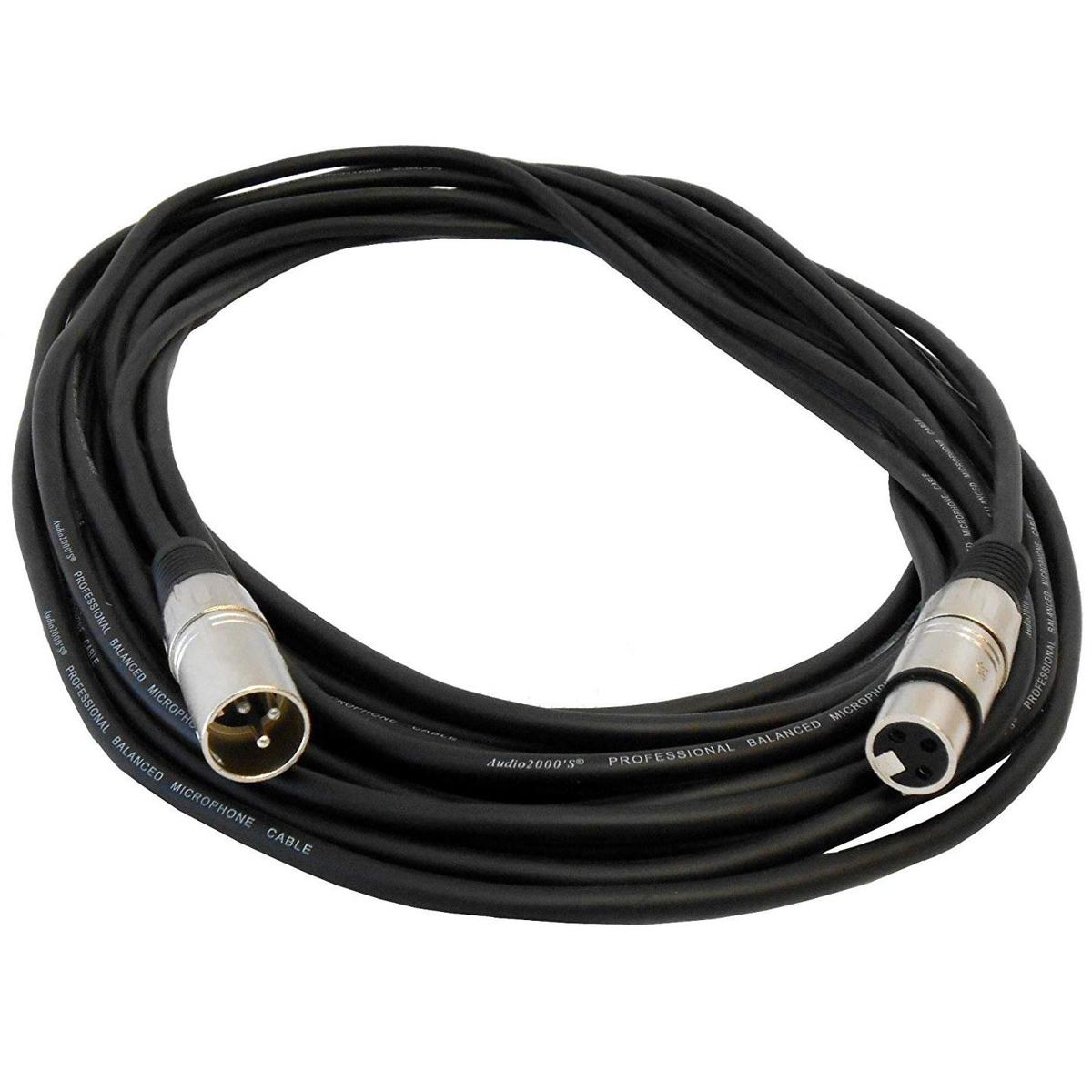 

Audio 2000s ADC2032-P 33'x6mm 24AWG XLR Female to XLR Male Microphone Cable