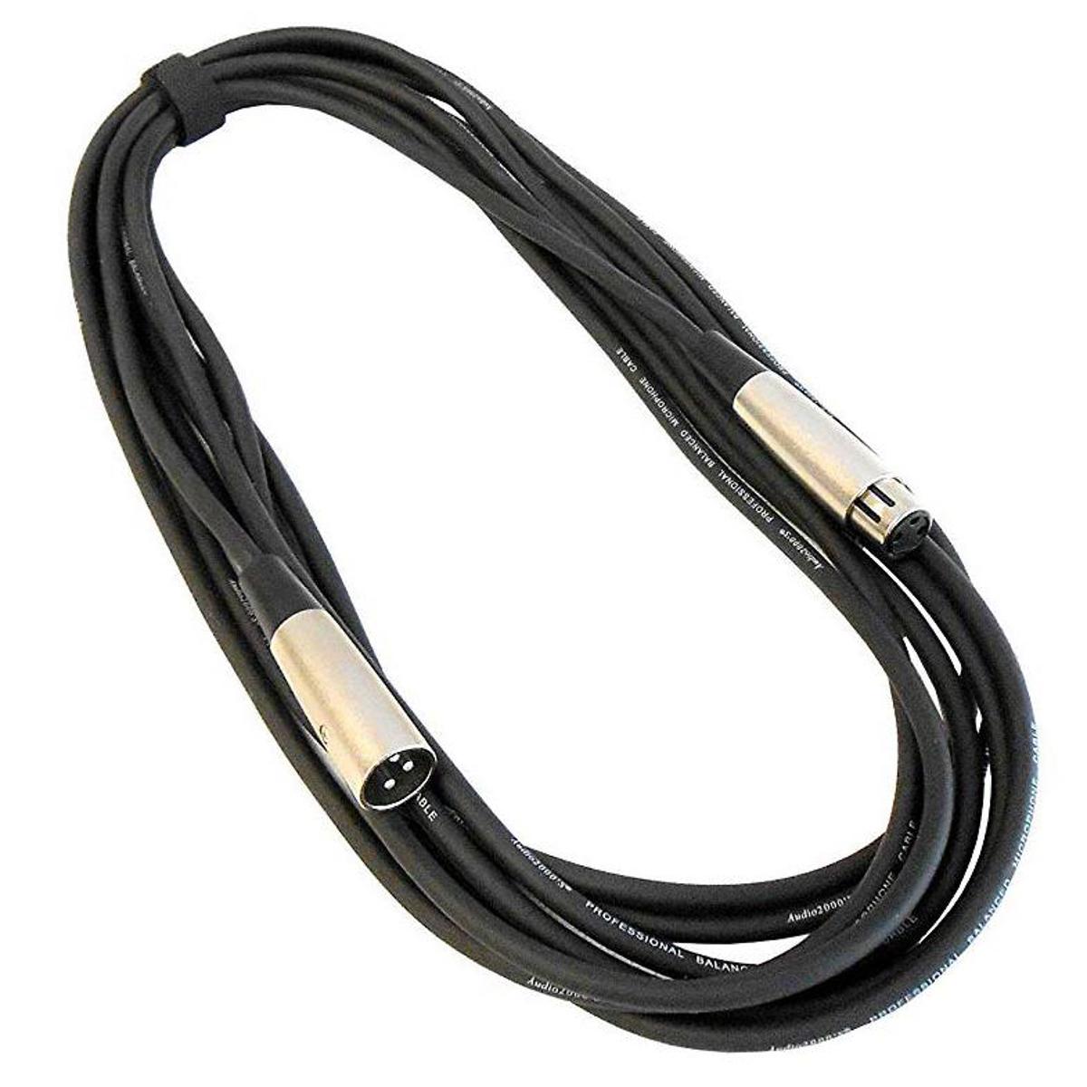 

Audio 2000s ADC2039-P 20'x6mm 24AWG XLR Female to XLR Male Microphone Cable