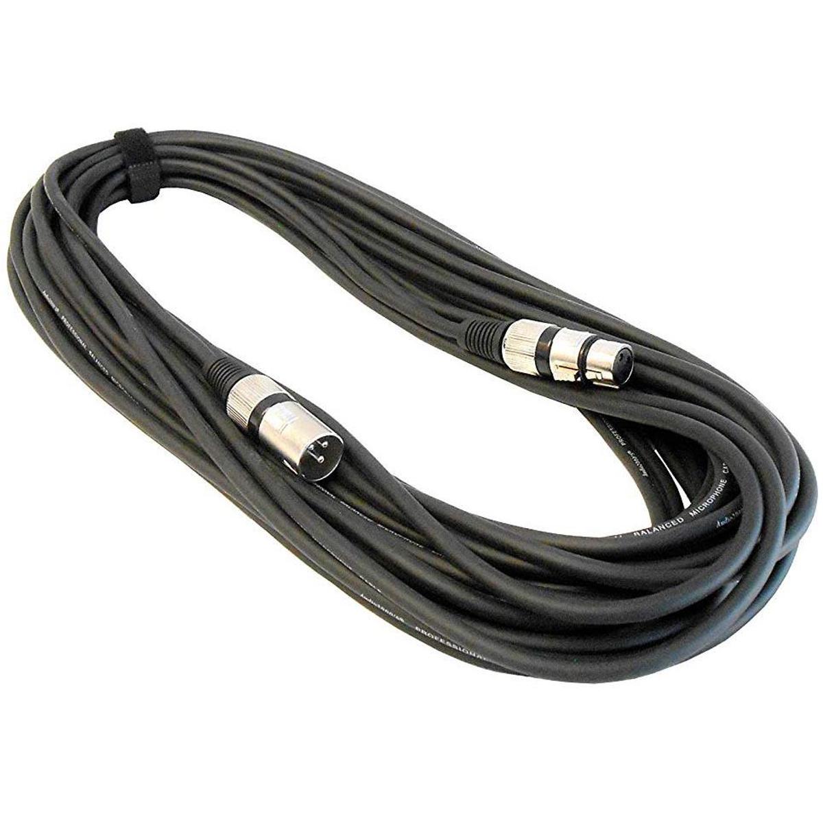 

Audio 2000s ADC203E-P 50'x6mm Metal XLRF to XLRM Shielded Balanced Audio Cable