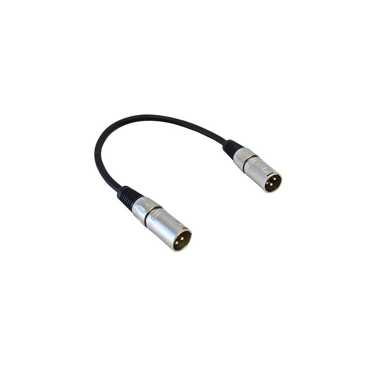 Image of Audio 2000s ADC203P 1'x6mm XLRM to XLRM Connector Shielded Balanced Audio Cable