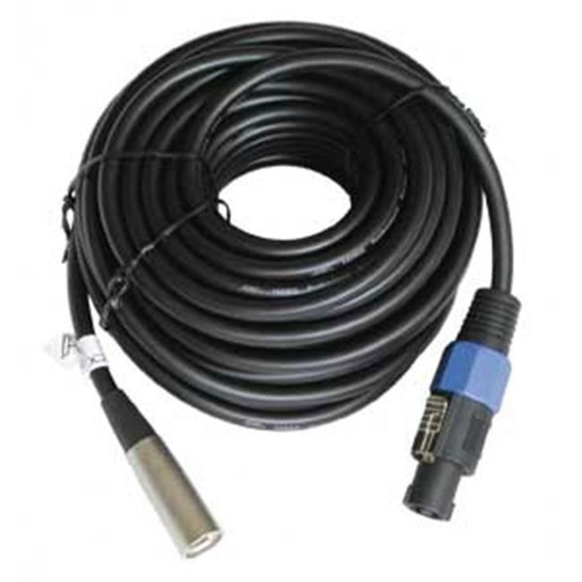 

Audio 2000s 100' (30.48m) 2-Pin speakON Male to XLR Male Speaker Cable, 12AWG