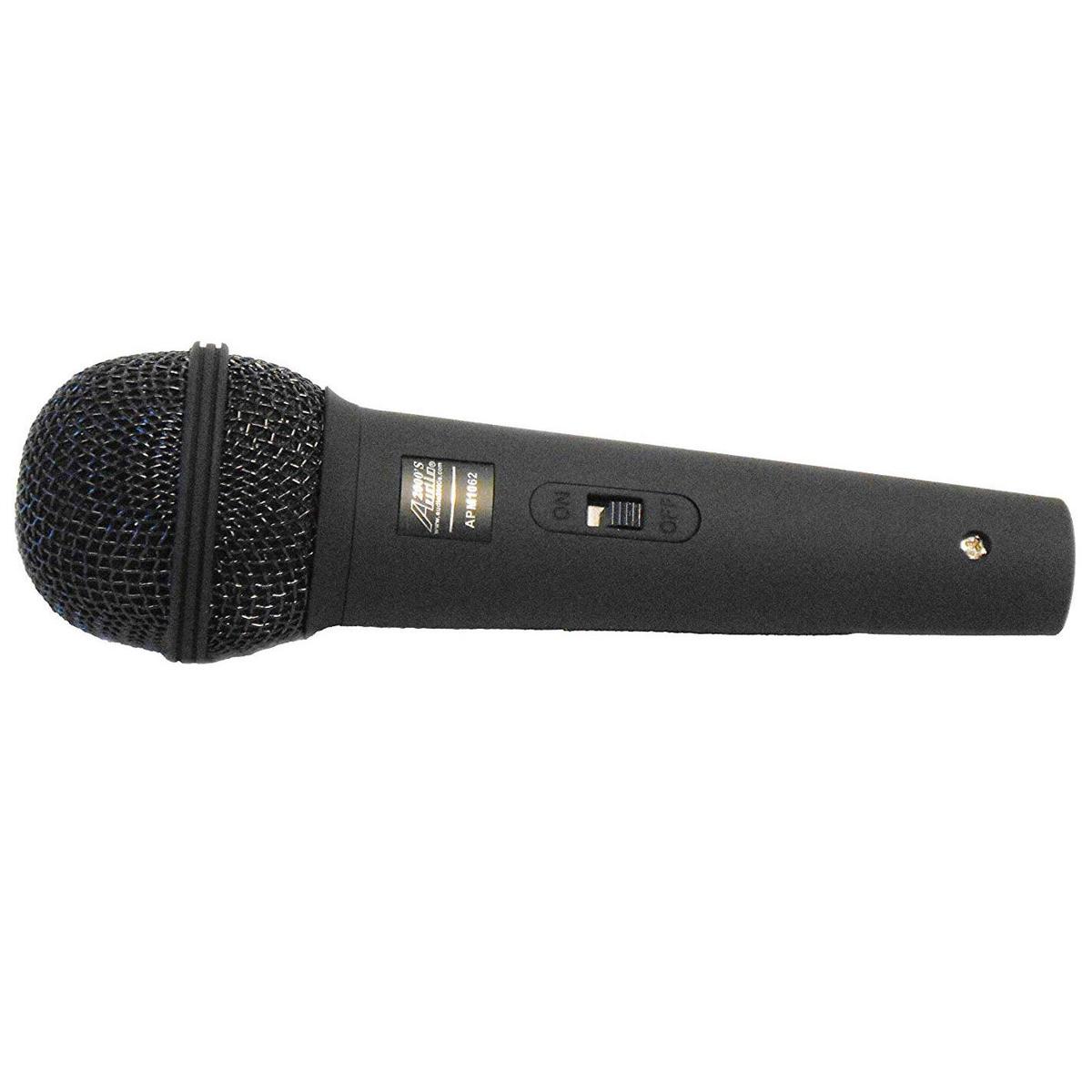 

Audio 2000s APM1062-L Professional Dynamic Mic with 20' XLRF to XLRM Lo-Z Cable