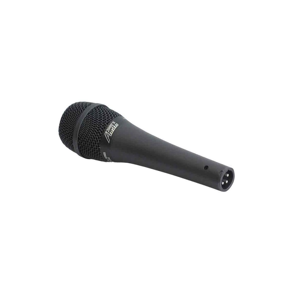 

Audio 2000s APM175PRO-L Dynamic Mic with 20' XLRF to XLRM Lo-Z Cable, Mic Clip