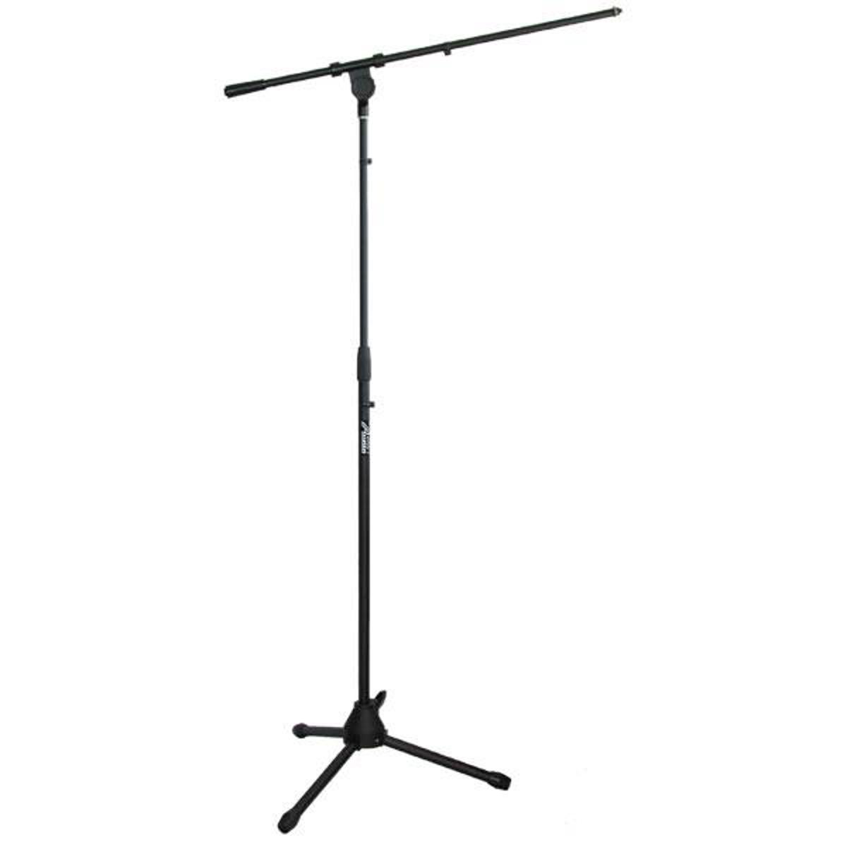 

Audio 2000s Floor Tripod Microphone Stand with Boom, 37" - 63" Height, Black