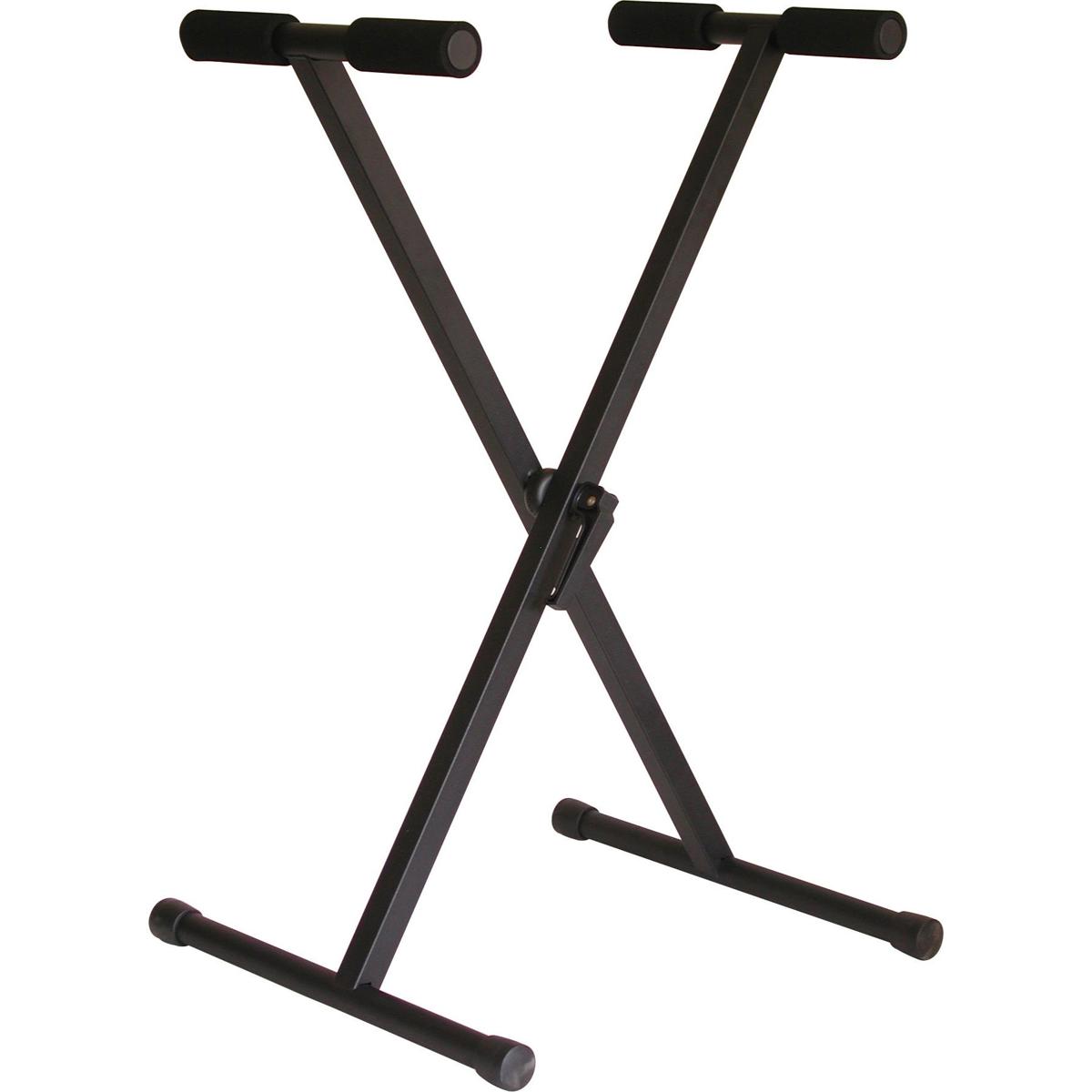 

Audio 2000s Easy-Lock Heavy-Duty Single-Brace Single Tier "X" Keyboard Stand