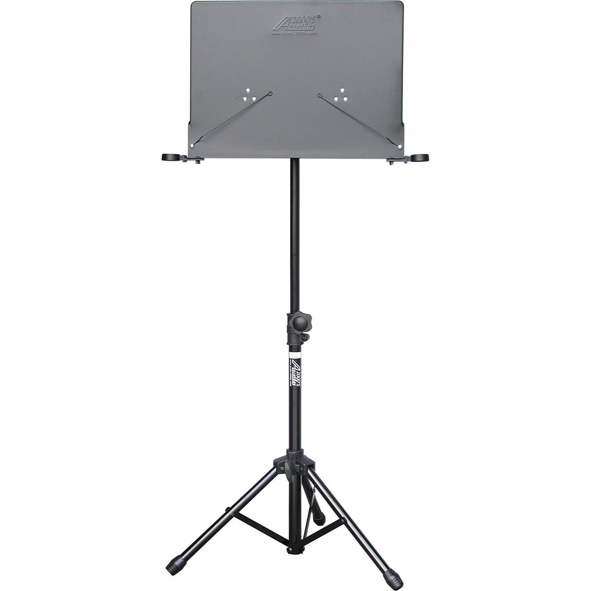 Image of Audio 2000s Premium Sheet Music Stand with Tripod Base and Book Plate