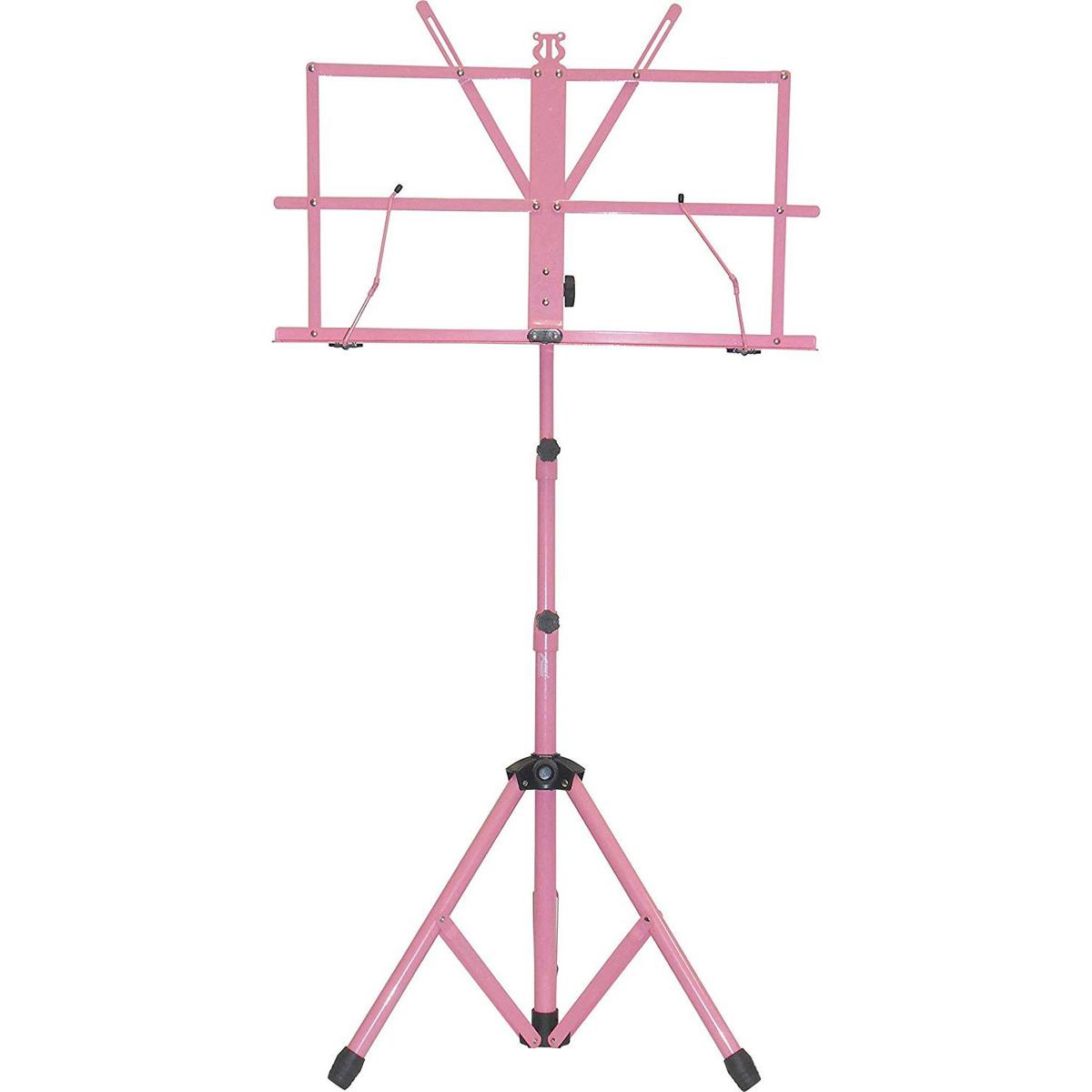 

Audio 2000s Sheet Music Stand with Heavy-Duty Carrying Pouch, Pink