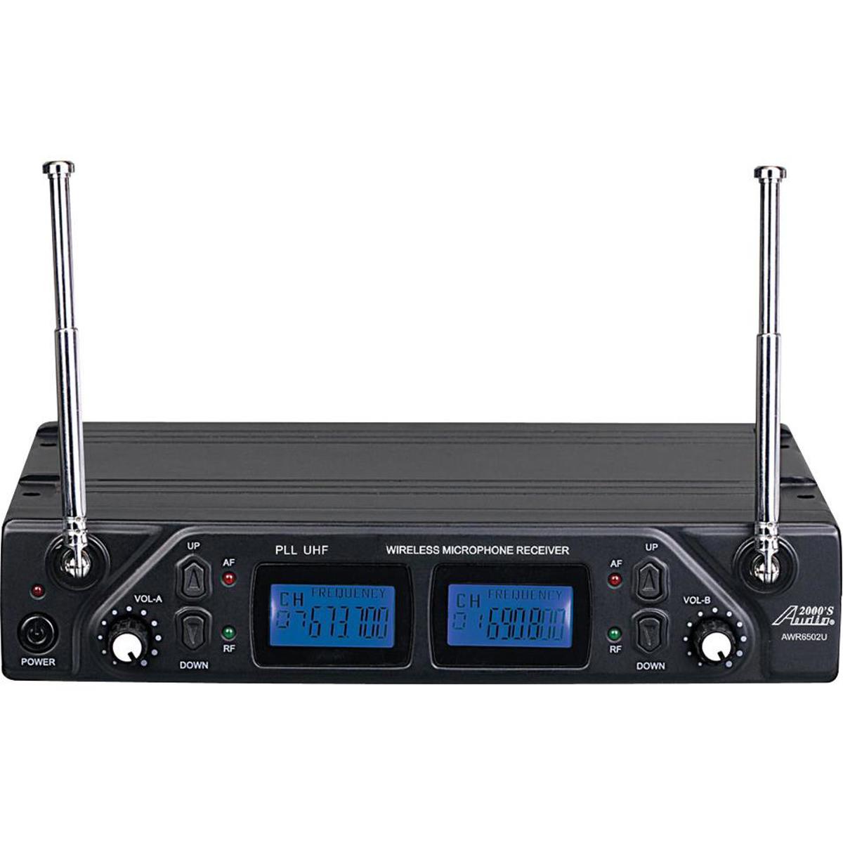 

Audio 2000s AWM6502UH 2-Channel UHF Wireless Headset Microphone System