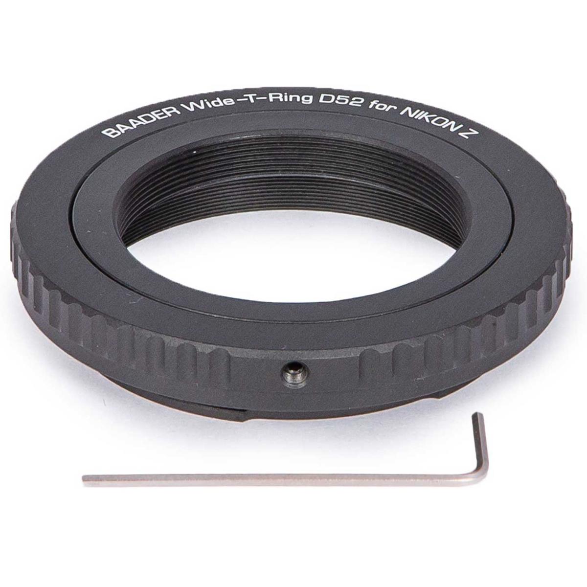 

Baader Planetarium Wide T-Ring with D52i to T-2 and S52 for Nikon Z Bayonet